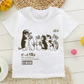 Kid T Shirt Cat Kawaii Manga Japanese Anime Children T-shirt Kids Clothes Tshirt Tops Tee Boys Girls Tee Baby Cute Y2k
