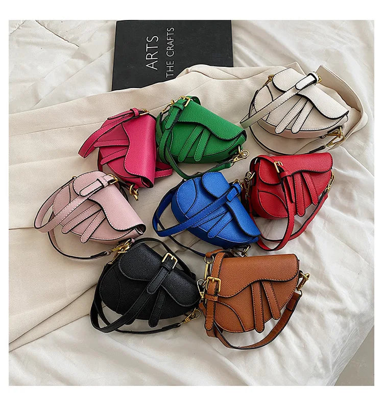 Children Messenger Bag Fashion Kids Bags for Girl Shoulder Bags Solid Children Backpack Mother Kids Mochila Сумка Через Плечо