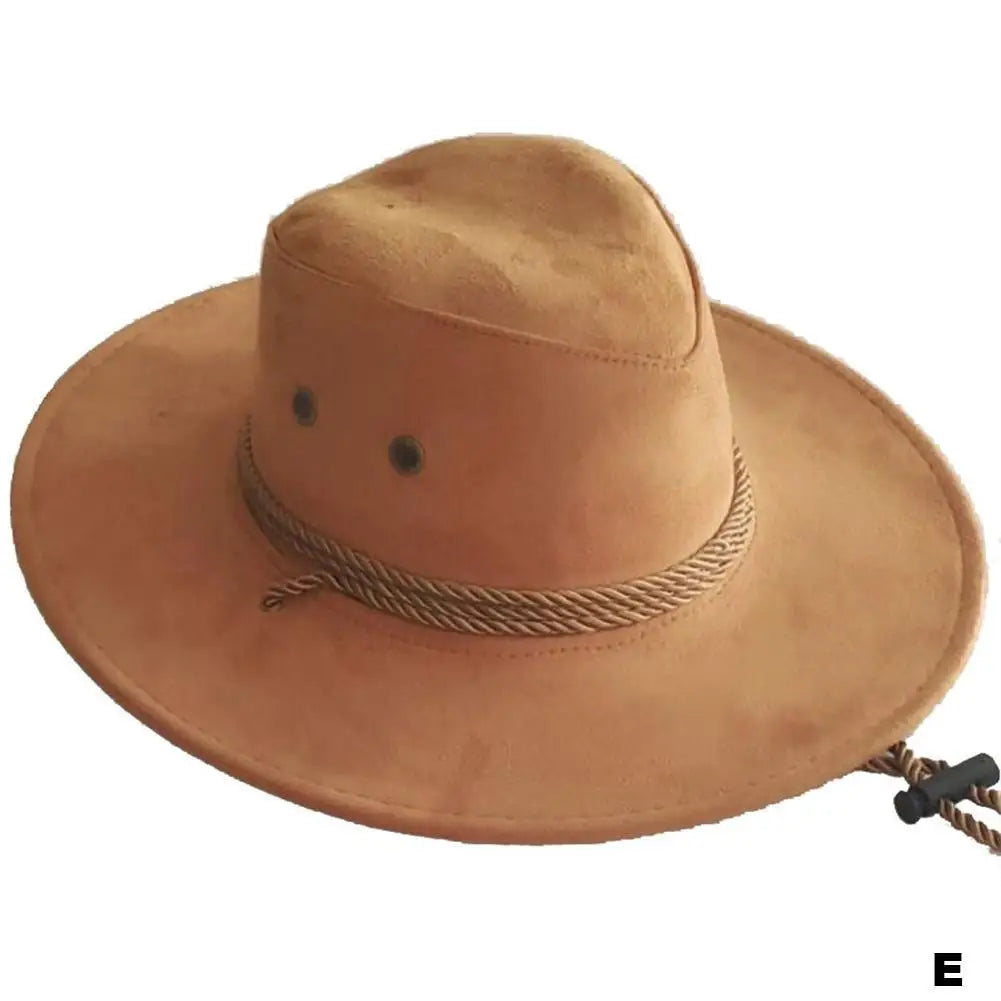 Color Men Western Cowboy Hat Big-edge Gentleman Cowgirl Jazz Gifts West Cowboy Hat For Men Color Mongolian Caps Costumes