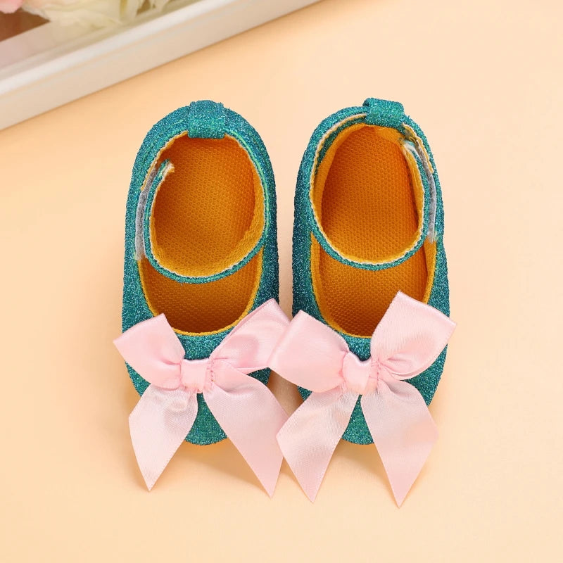 2026 New Infant Newborn Baby Girl High Heels Shoes Princess Bow First Birthday Party Shoes Photo Props Shoes 10CM / 10.5CM