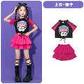 Teenager Kids Hip Hop Dance Costumes For Children Yellow Kpop Hiphop Stage Outfits Girls Boys Jazz Performance Rave Clothes