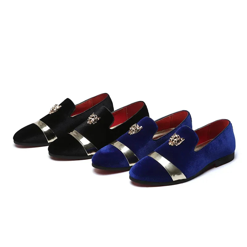 Party Shoes for Men Dress Shoe 2025 Fashion Designer Slip on Loafers Male Italian Luxury Brand Wedding Shoes Mocasines Hombre