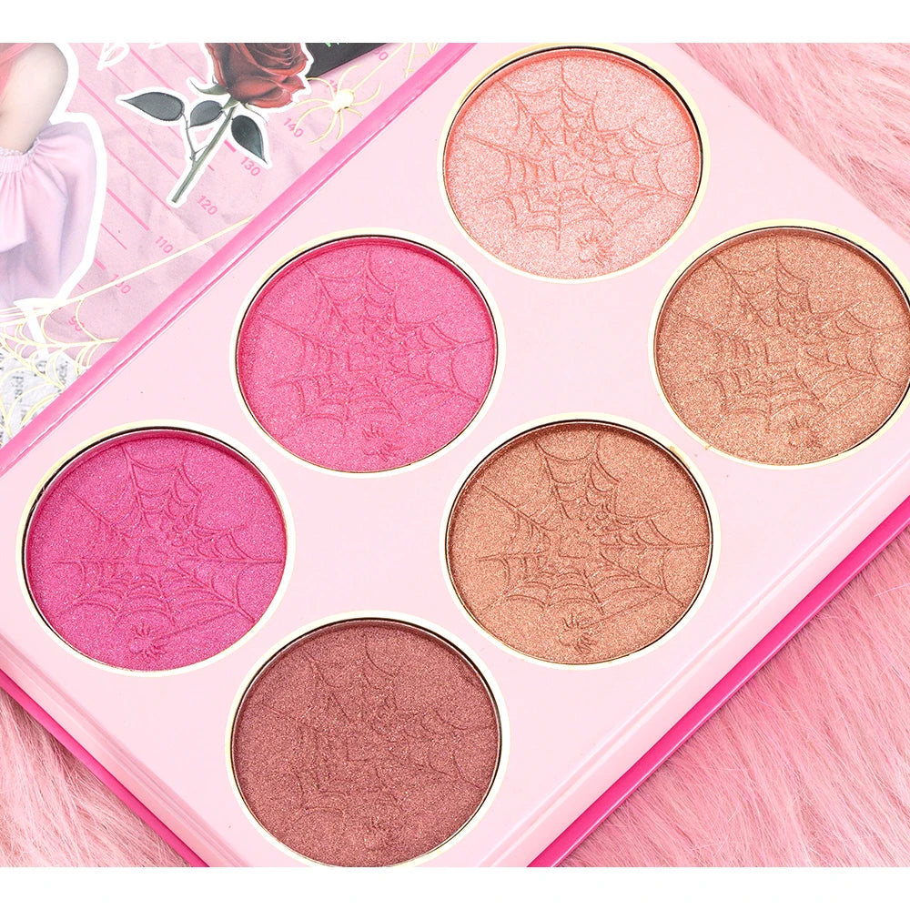 5-Page Makeup Palette with 70 Colors: 48 Matte & Shimmer Eyeshadows, 6 Lip Colors, 6 Blushes, and 10 Contour Shades - The Perfec