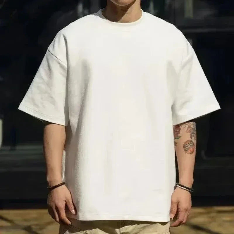 Summer Men's T-shirt 100% Cotton Funny Malt Whiskey Print Summer Loose O-neck Cool T Shirt for Men Short Sleeve T-shirt Male Tee