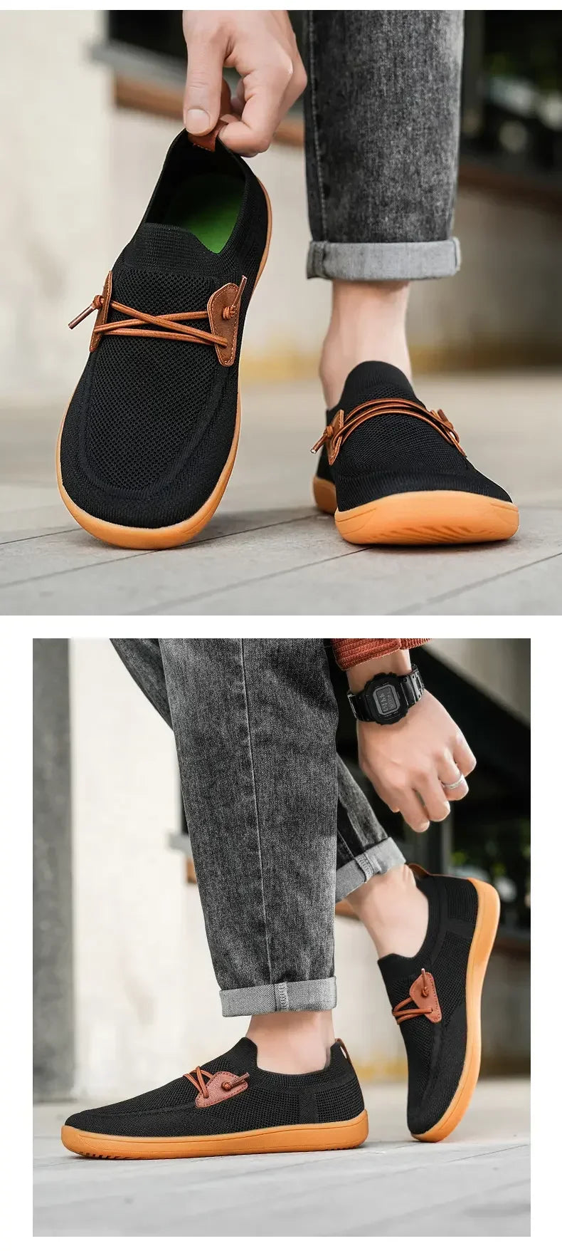Men's and Women's Wide Version Barefoot Shoes Minimalist and Casual Shoes Sports Shoe Breathable and Comfortable Tennis Shoes