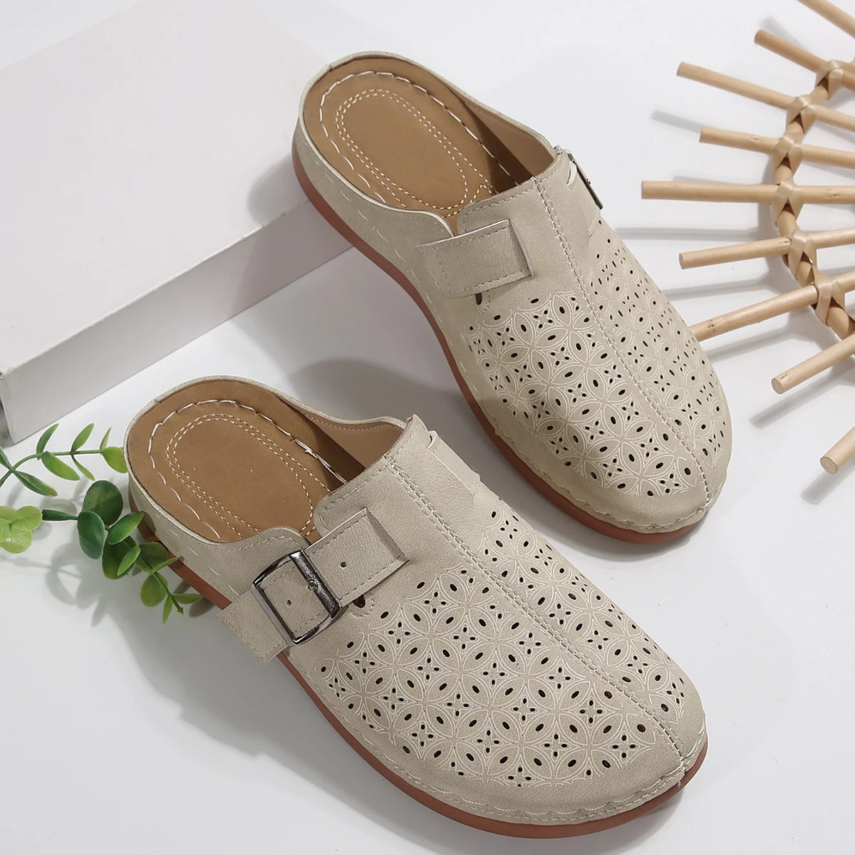 Hot Selling Women Premium Orthopedic Open Toe Sandals Retro Anti-slip Breathable Summer Shoe Slippers