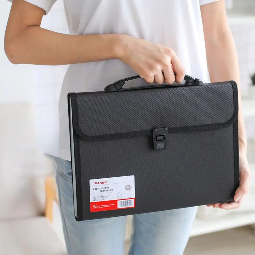 13 Pocket Business Expanding File Accordion Briefcases Document Organiser Document Bag Paper Folder Storage Wallet