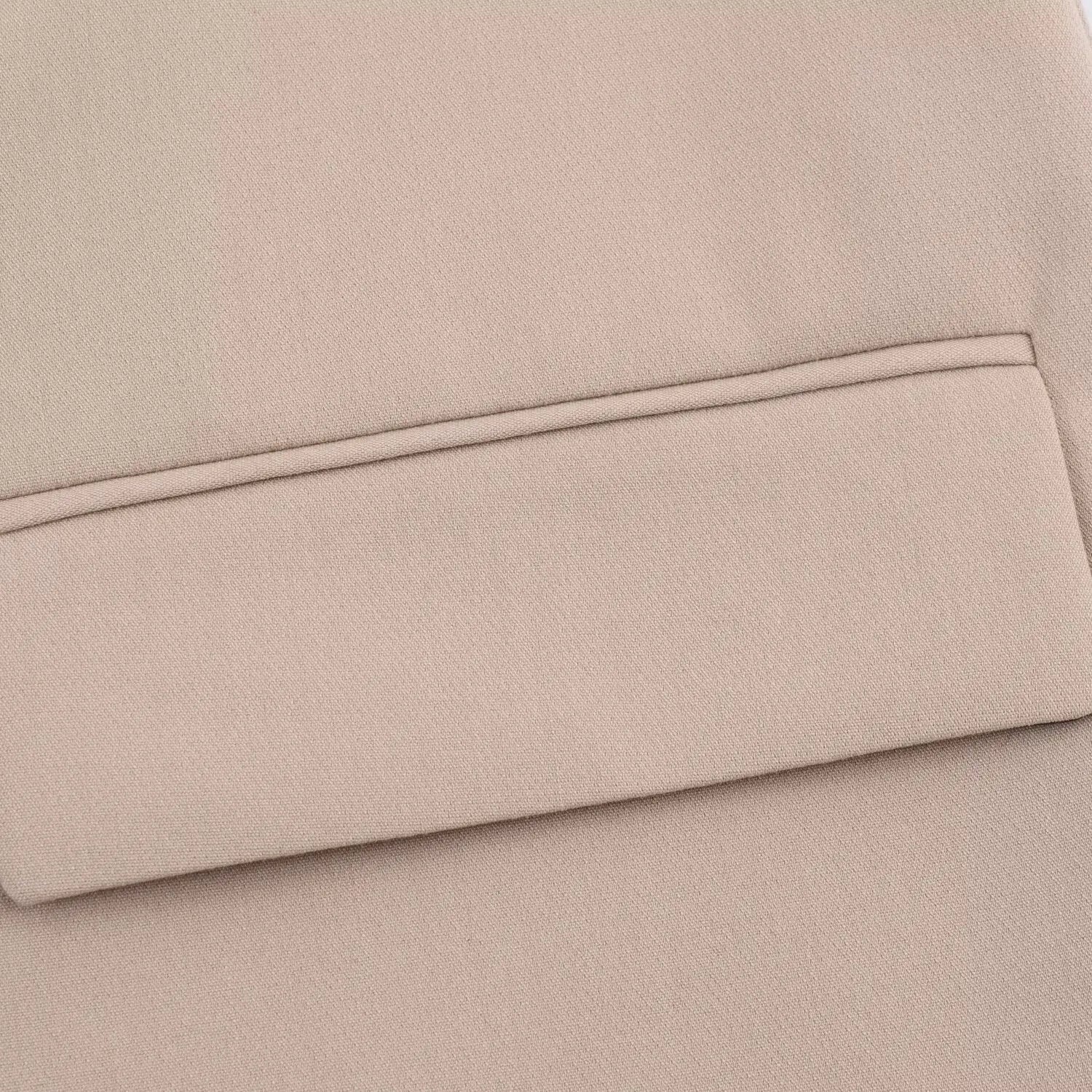 Women Elegant Solid Blazers Female Simple Style Double Breasted Long Sleeved Suit Jackets Casual Office Lady Suit Jackets Tops