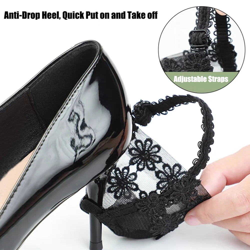 1Pair High Heels Bundle Shoelace Holding Loose Anti-skid Straps Women Elastic Shoe Laces Shoe Accessories Wholesale Dropshipping