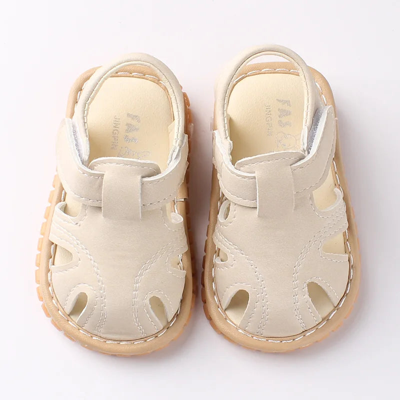 Baby Girl Boy Summer Sandals Candy Color Kids Shoe Infant Anti-collision Toddler Whistle Shoe Soft Bottom Kid Child Beach Sandal