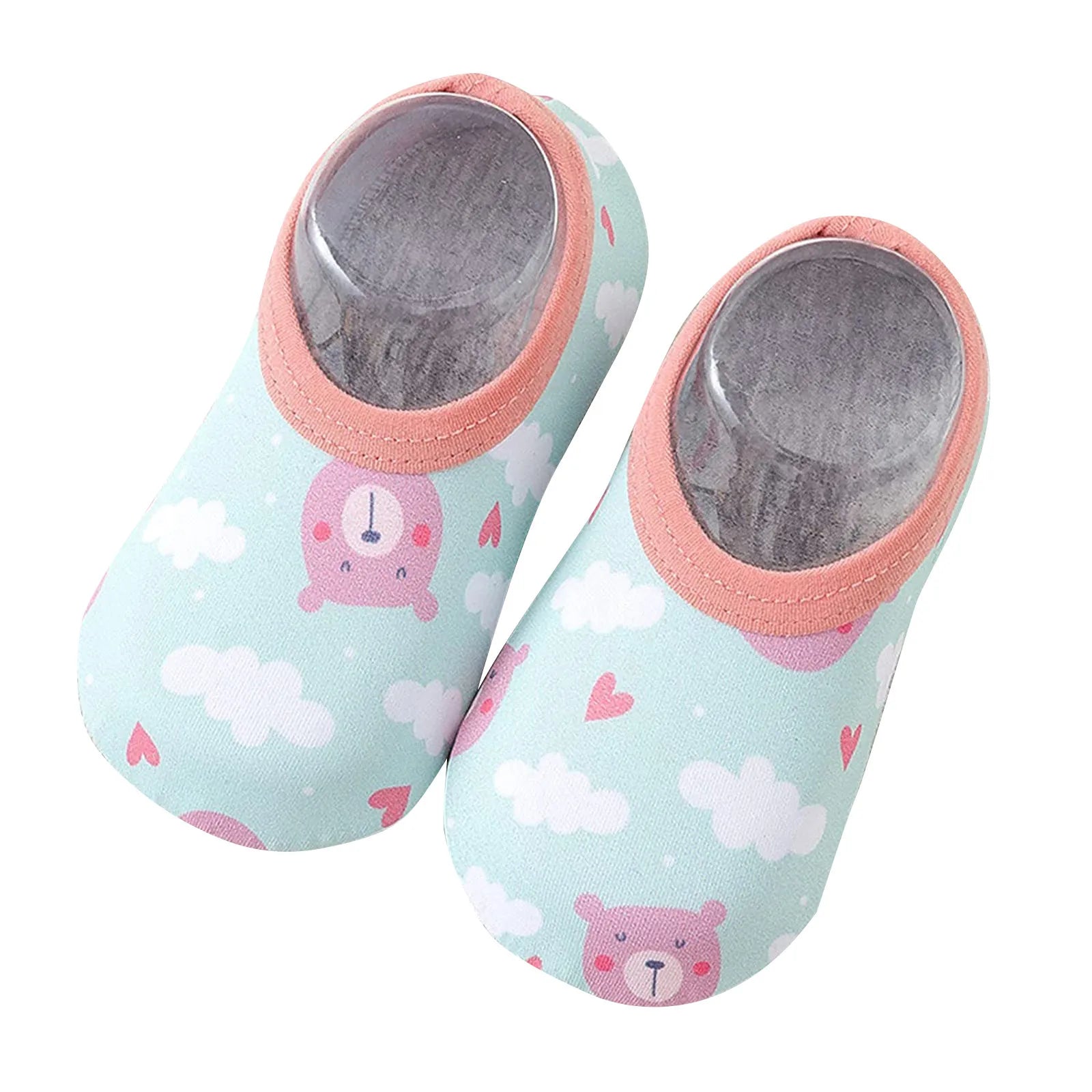 Baby Boy And Girl First Walkers Cartoon Printed Cute Quick Dry Shoes Toddler Shoes Beach Outdoor Lighweight Shoes