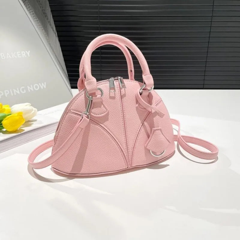 Luxury Unique Diaper Bag Shoulder Purse Ladies Trendy Design Minimalist Textured Original Square Satchel