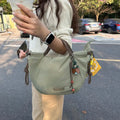 Women Bags Nylon 2026 New Fashion Luxury Korean Sweet Office Lady High-Capacity Shoulder Bag Handbag
