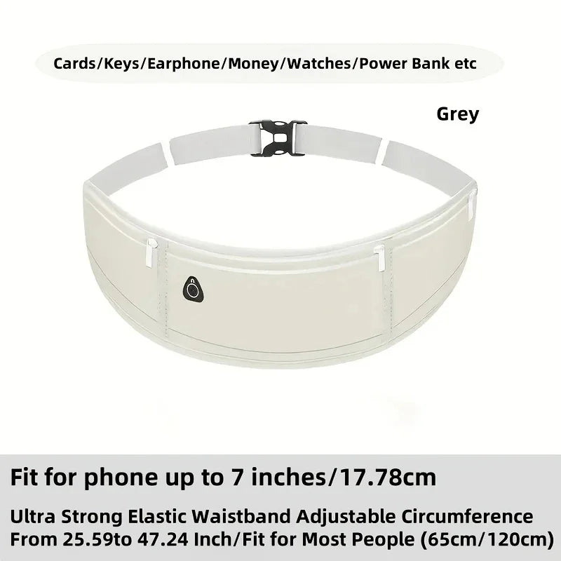 Running Belt Waist Bag Sports Waist Bag Women Men Waterproof Gym Mobile Phone Pouch Cell Phone Waist Bag Accessories For iPhone