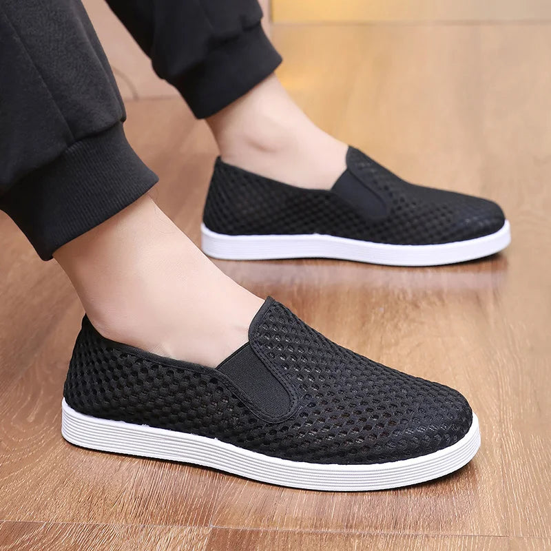 Men's Casual Sneakers Summer Breathable Mesh Lightweight Cheap Free Shipping Shoes