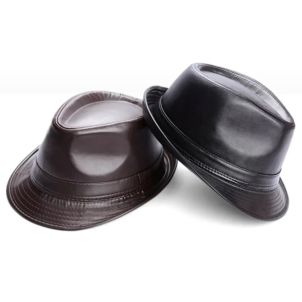 Men's and Women's Gentleman Hat Casual England Cowboy Hat Retro Warm Bowler Hat Jazz Cap Out Hundred with The Trend Cap