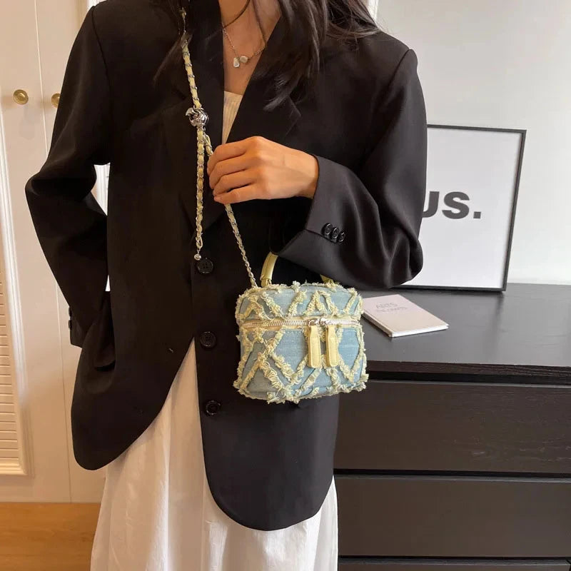 Designer Single Shoulder Bag for Women, Fashionable Chain Crossbody Bags, Branded Handbags and Purses for Women 2026