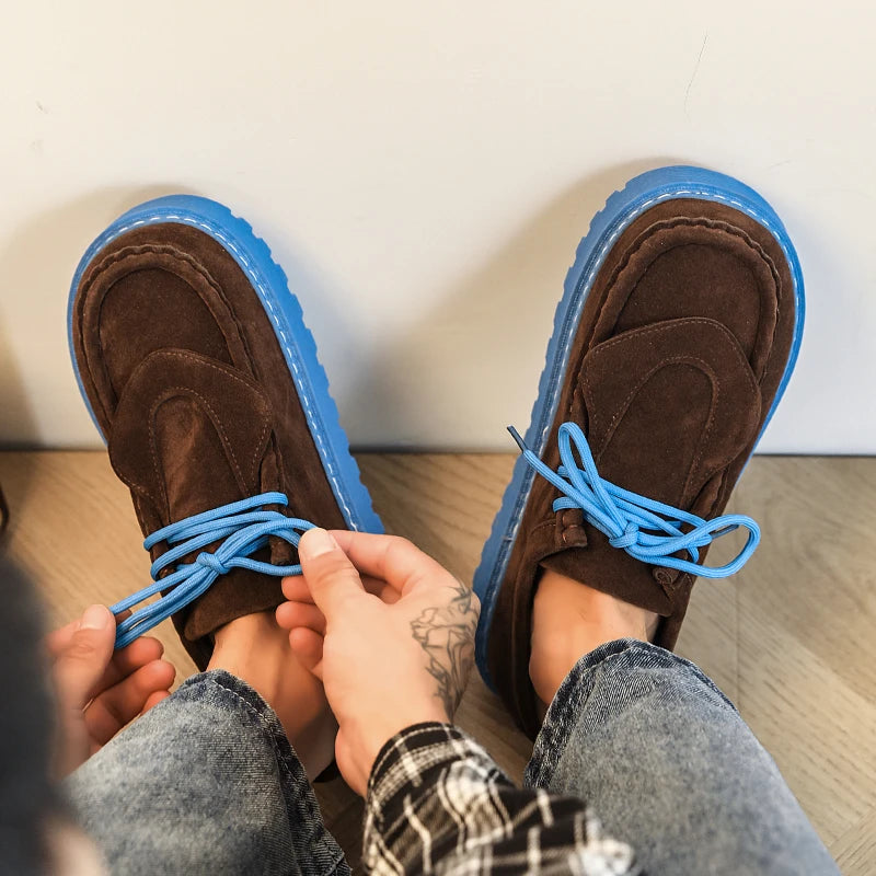 Shoes for Men Leather Casual Shoes Waterproof Comfortable Men's Sneaker Lace Up Male Footwear Vulcanized Man Shoe Masculino