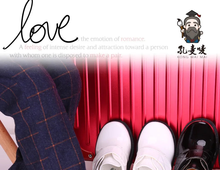 New Boys Leather Shoes British Style School Performance  Kids Wedding Party Shoes White Black Casual Children Moccasins Shoes