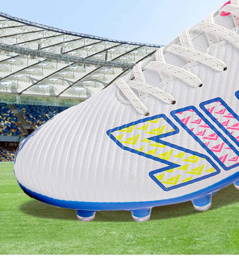 New Boy Girl  Professional Soccer Shoes Ultralight Match Training Shoes Non-Slip Cleats Grass Drop Shipping Boys Football Boots