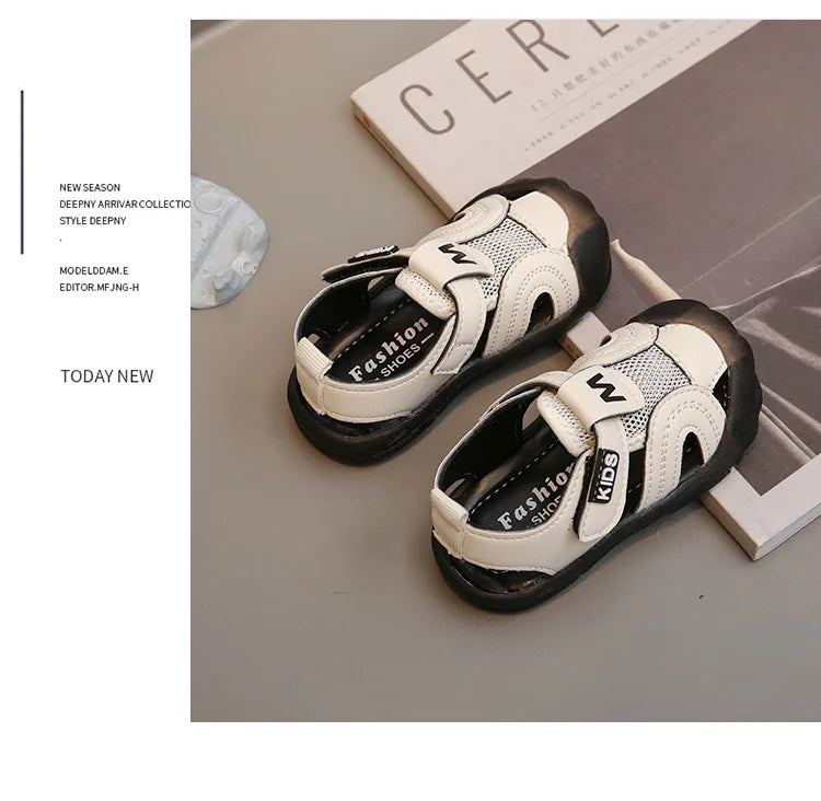 Boy Sandals 2026 summer New Baby Walking Shoes Soft Sole Girls' Sandals Mesh Shoes Children's Sandals Versatile Children's Shoes