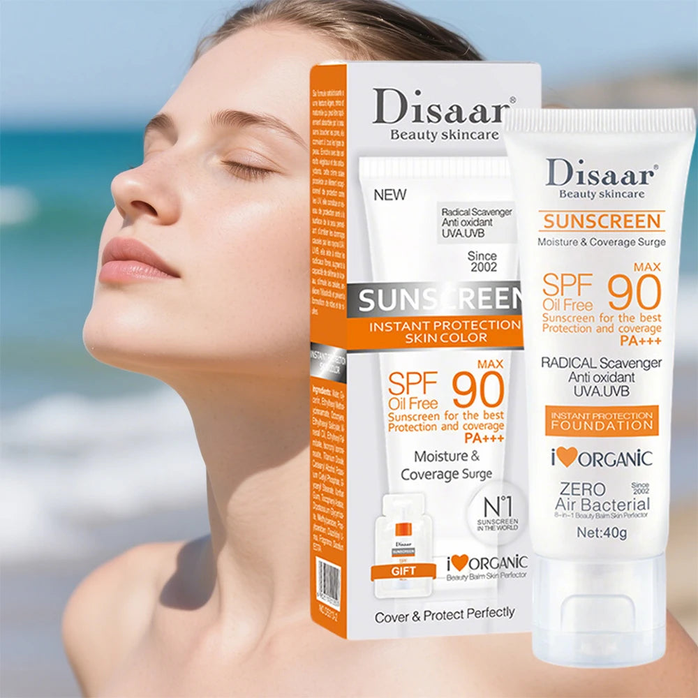 Facial Sunscreen Cream SPF 90+ SPF 50+ Sunblock Skin Protective Solar Lotion Original Facial Body Moisturizing UV  Sun Cream