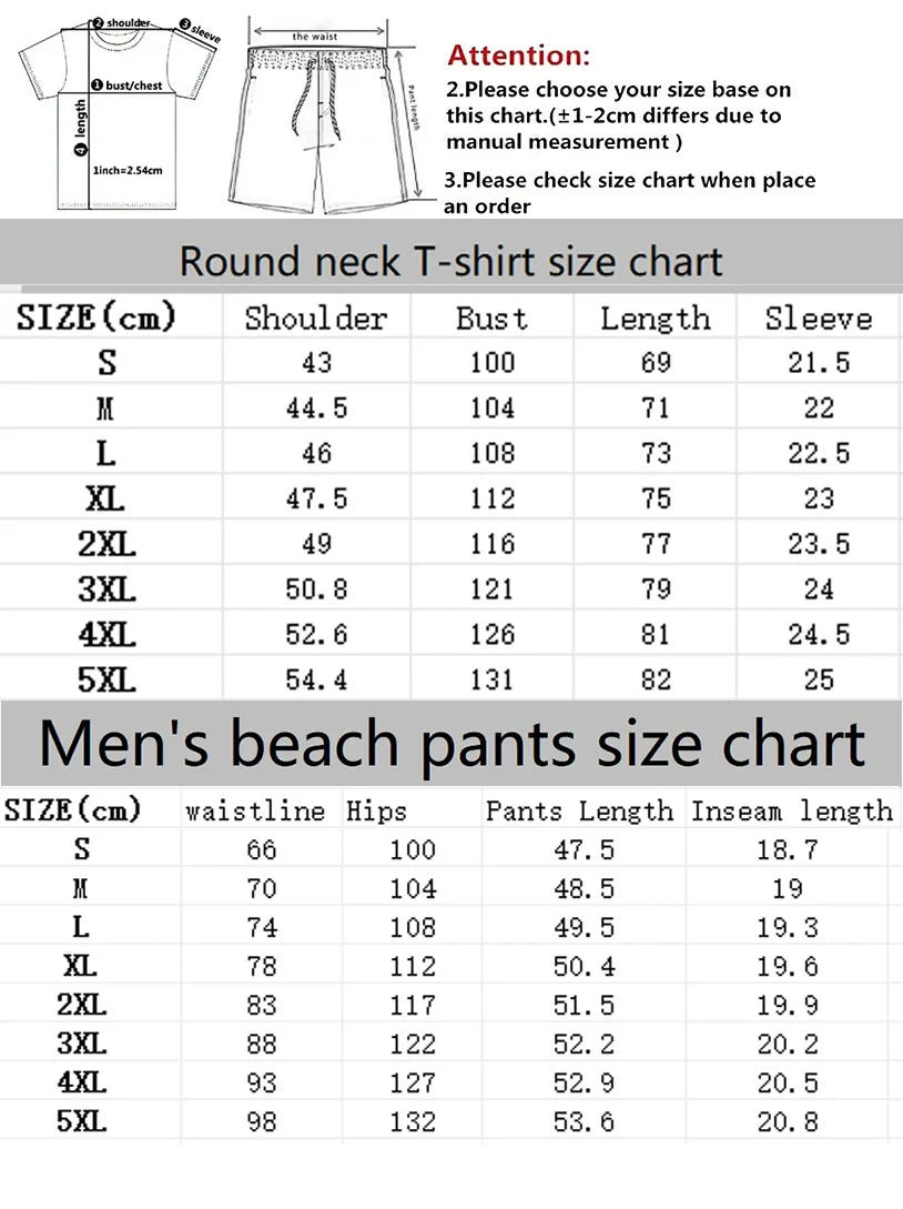 Men's Shirt Set Funny 3D Flower Pattern Print Shirt +Shorts 2 Piece Hawaiian Beach Vacation Streetwear Summer Casual Outfit Suit