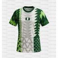 New Football Jersey Nigeria 2026 Away Jersey Men Women Shirts Sports Casual 3D Printed Breathable Quick-Drying Oversized Clothes