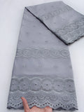 Kalume Fashion Nigerian Cotton Dry Lace Fabric 2026 High Quality Swiss Voile Stones Embroidery Lace Fabric For men Prom Party