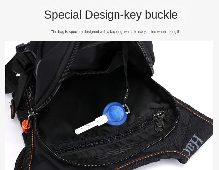 Running Bag Messenger Bag waterproof bags for men Riding Leg Bag Multi-Function Sports Men's Chest Bag Portable waist bag