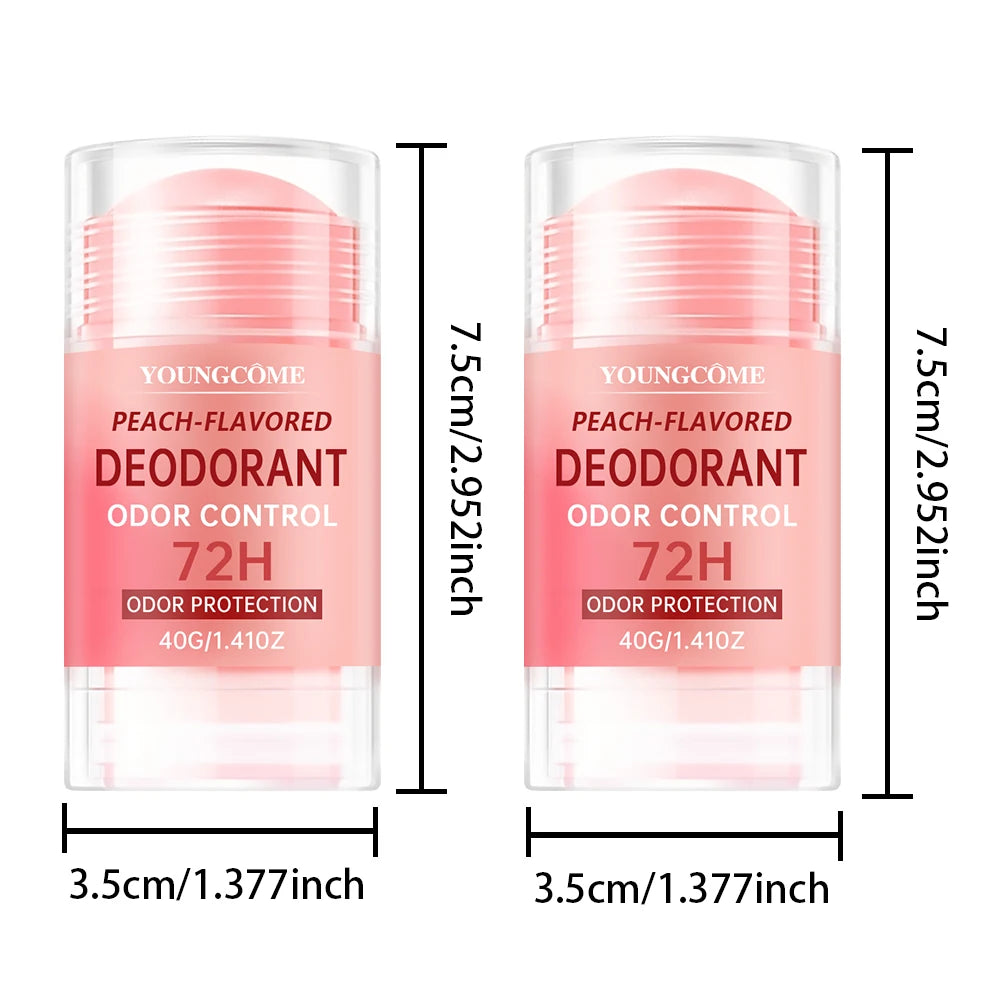Women's Peach Vanilla Deodorant Lotion Multiple Fruits Perfume Remove Armpit Odor Underarm Atmosphere Long Lasting Fragrance