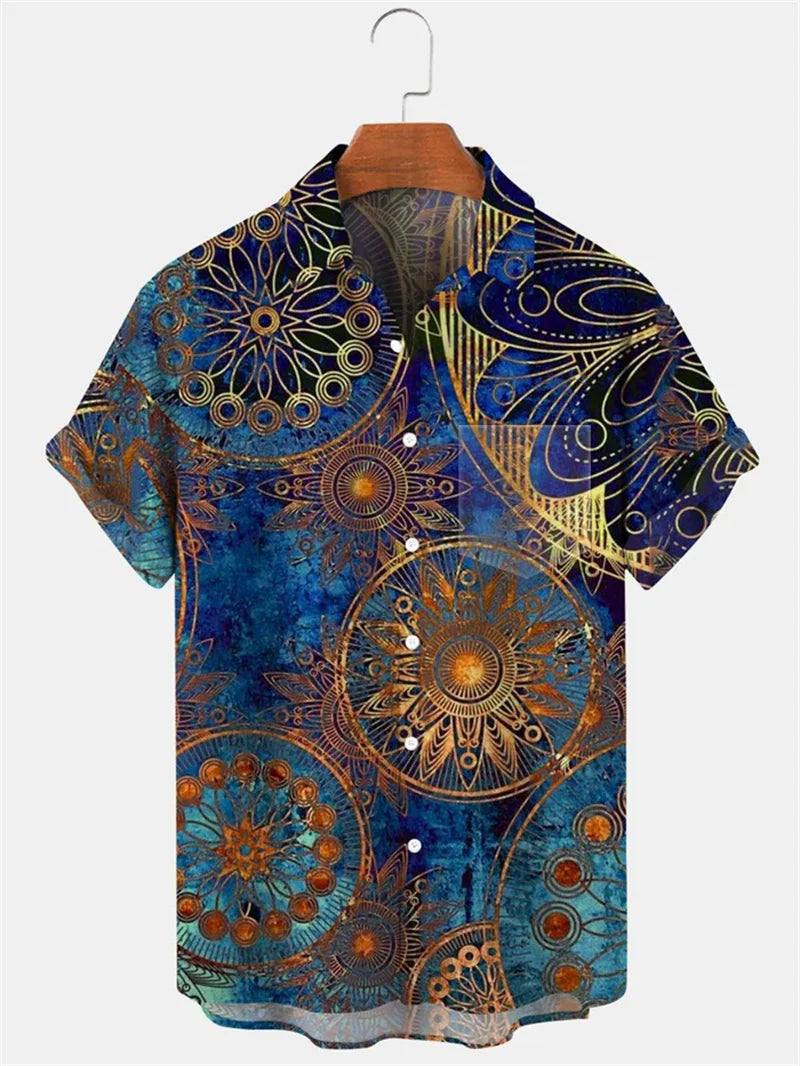 Men's designer clothing 3D printed floral shirt for summer 2025, Hawaii Beach, Harajuku Tree, Hawaii