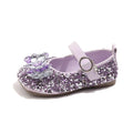 New Luxury Girl Shoes Spring Autumn Shallow Children Fashion Princess Ballet Shoes Sequins Rhinestone Kids Wedding Party Shoes