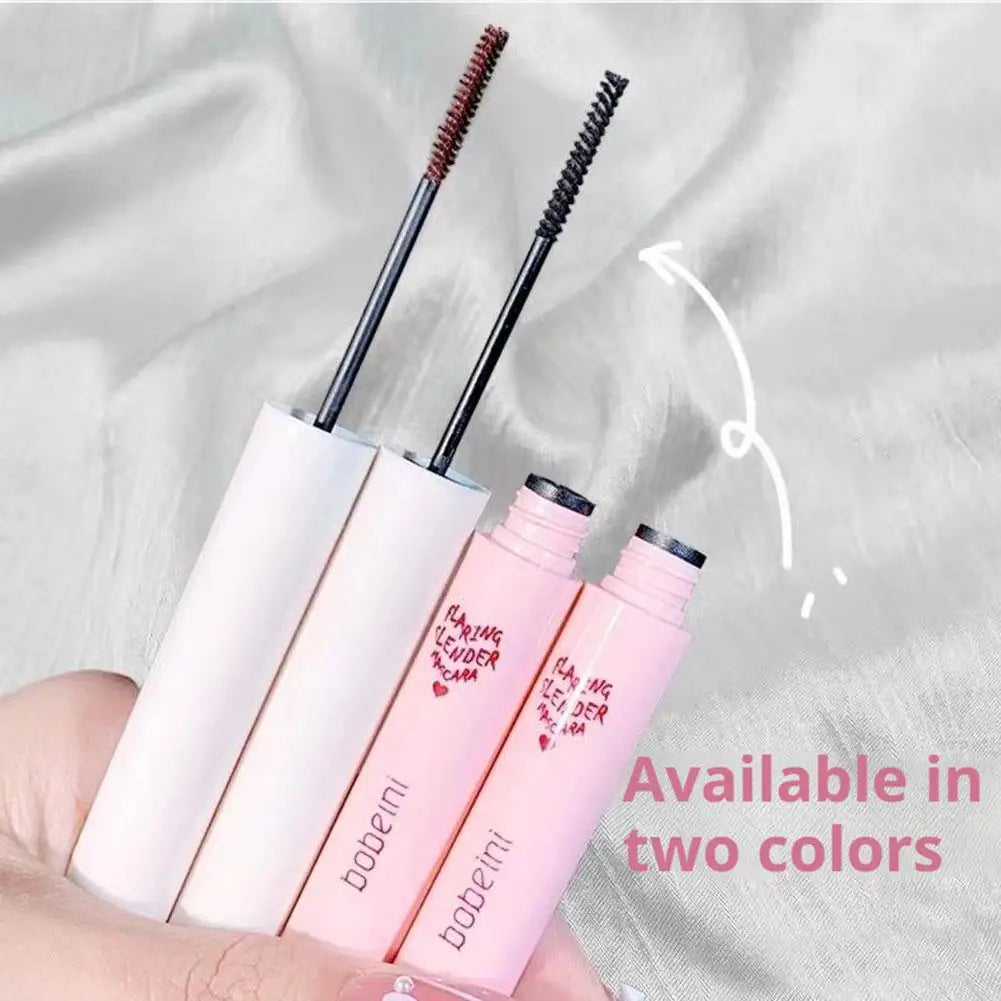 Ultra-Fine Brush Waterproof Mascara 1.5g - Lengthening & Curling, Smudge-Proof Natural Look for Daily Makeup