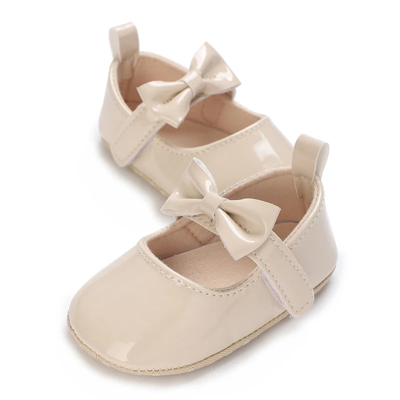 Baby Girl Shoes Bowknot Flats Soft Sole Newborn Princess Walker Sandals Formal Toddler Shoe