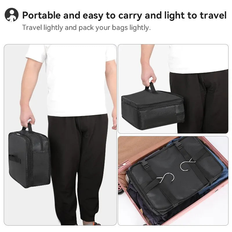 1 Set Housewares Luggage Travel Organizer Travel Essentials Hanging Packing Cubes Hanging Shelves Laundry Storage Compartment
