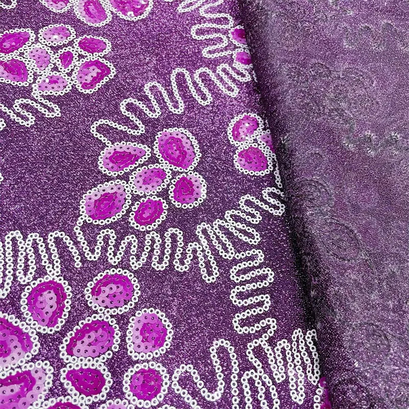 African Lace Fabric For Nigeria Dress 2024 Luxury French Net Sequins Sewing Embroidery Tulle Green High Quality Laces 2.5 Yards