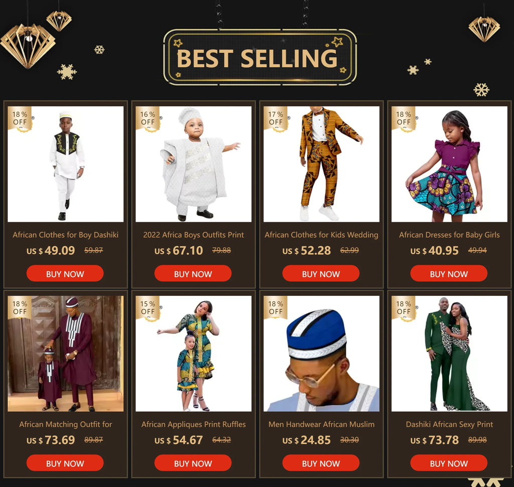 African Print Long Dresses for Women Family Outfits Dashiki Couple Clothes Mom and Daughter Dresses Ankara Outwear 25F029