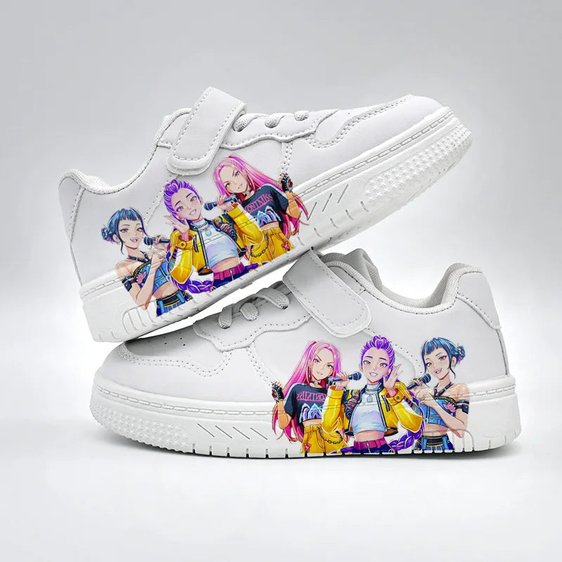 2026 Children's Fashion Casual Shoes Kids Student New Design  White Sport Shoes Boys Girls Anti-slip Outdoor Breathable Sneakers