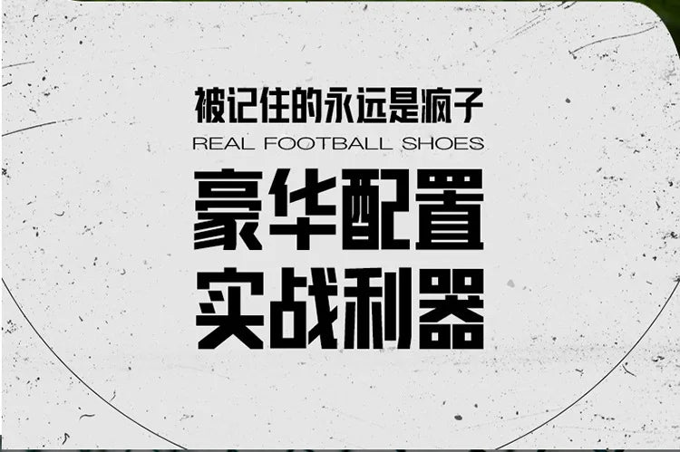 New Low Top Soccer Shoes for Men Teenage Boys Athletic Sports Training Footwear for Students on Lawn and Grass Fields