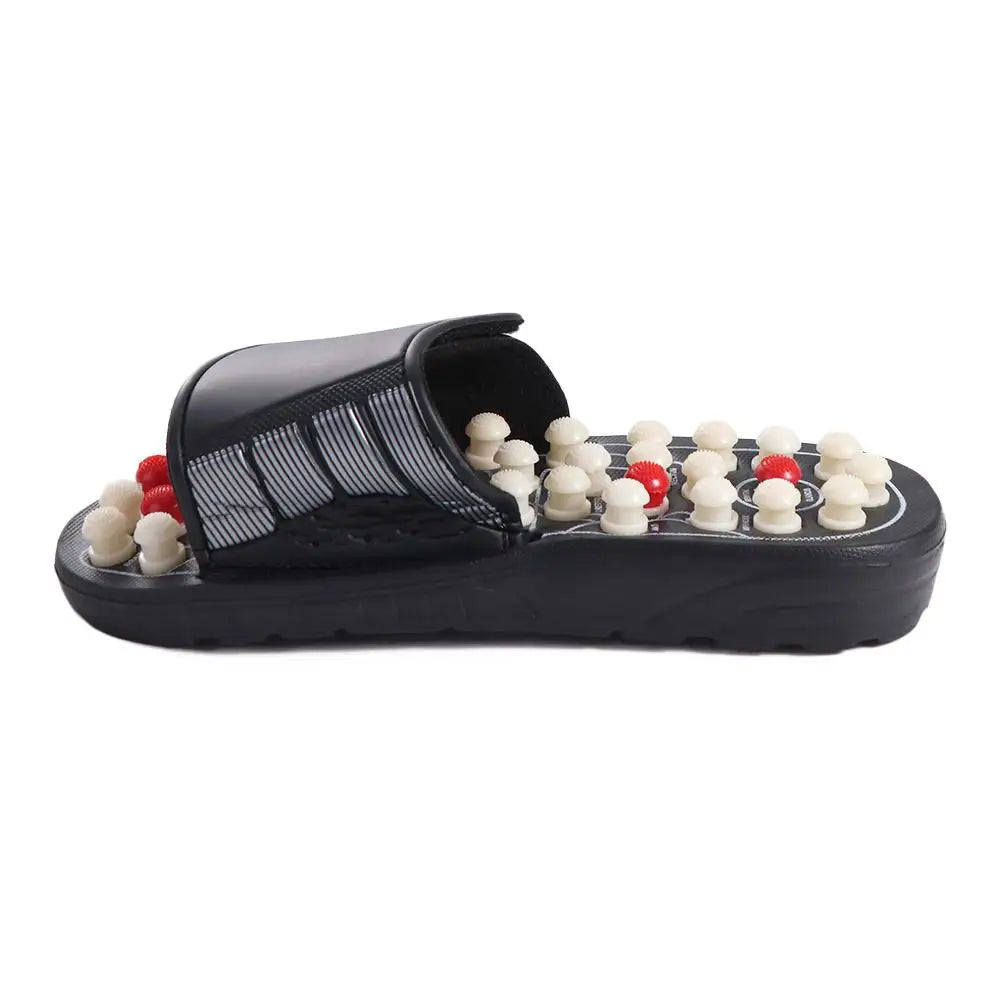 Rotating Foot Massage Shoes Unisex Healthy Acupressure Massage Slippers Feet Care Reflex Stress Reflexology Sandals Women