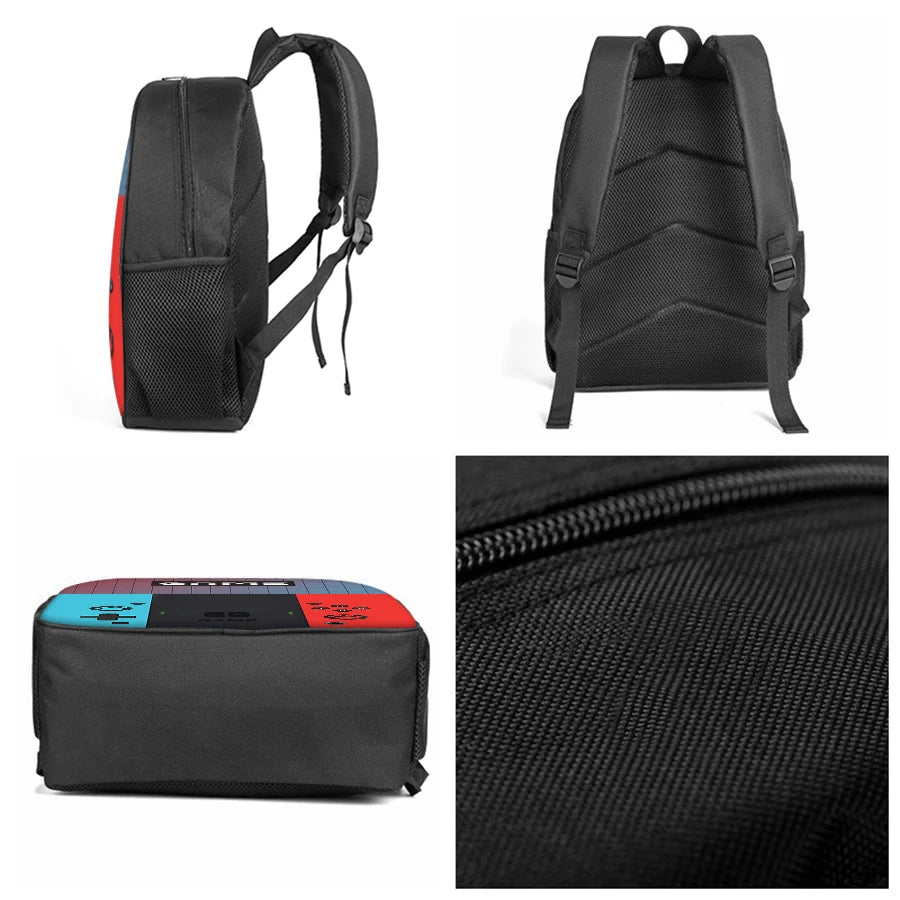 3 Pcs Set Games Console Messenger Bag ,Pencil Bag ,School Bags For Boy/Girls Children Best Gifts Cartoon School Backpack