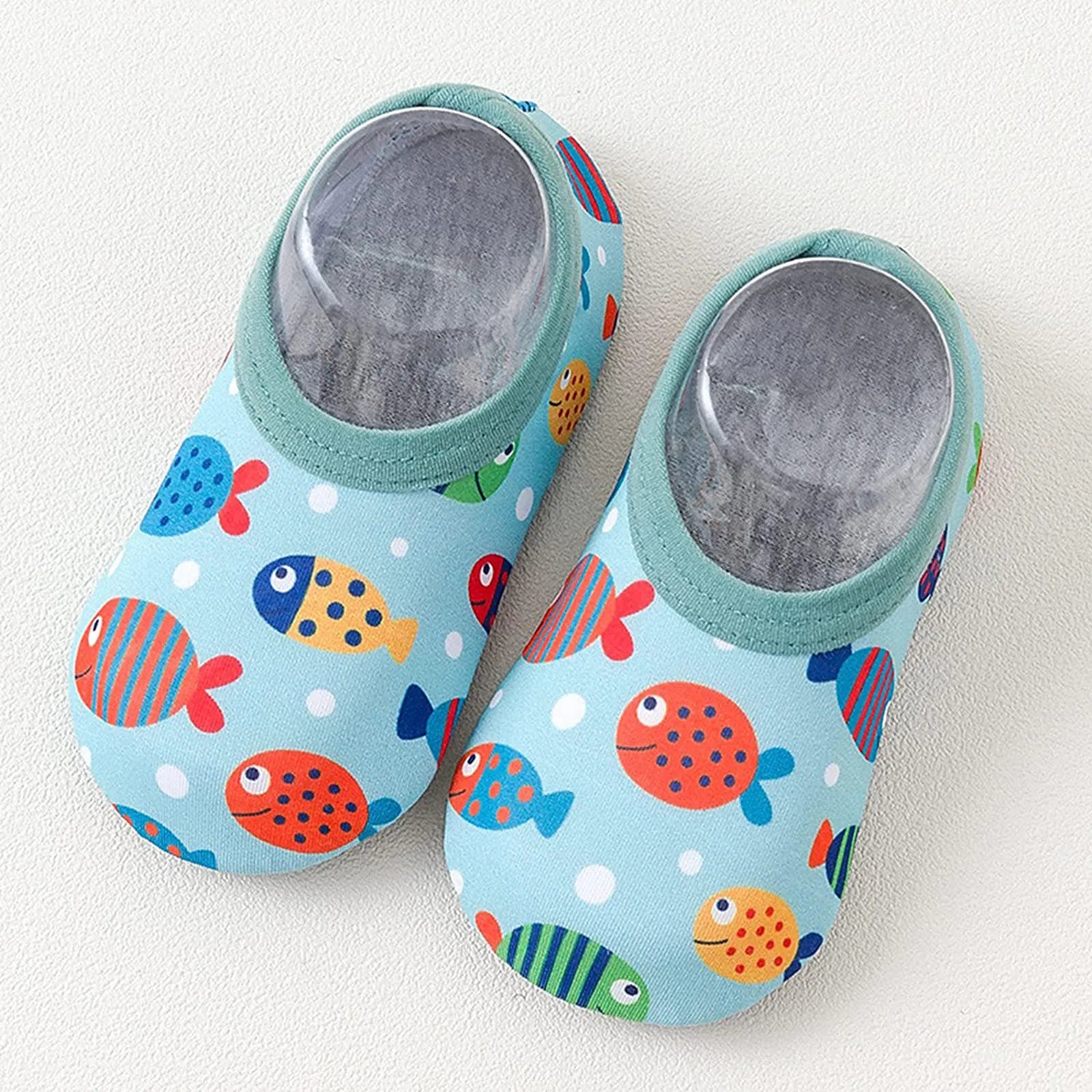Baby Boy And Girl First Walkers Cartoon Printed Cute Quick Dry Shoes Toddler Shoes Beach Outdoor Lighweight Shoes