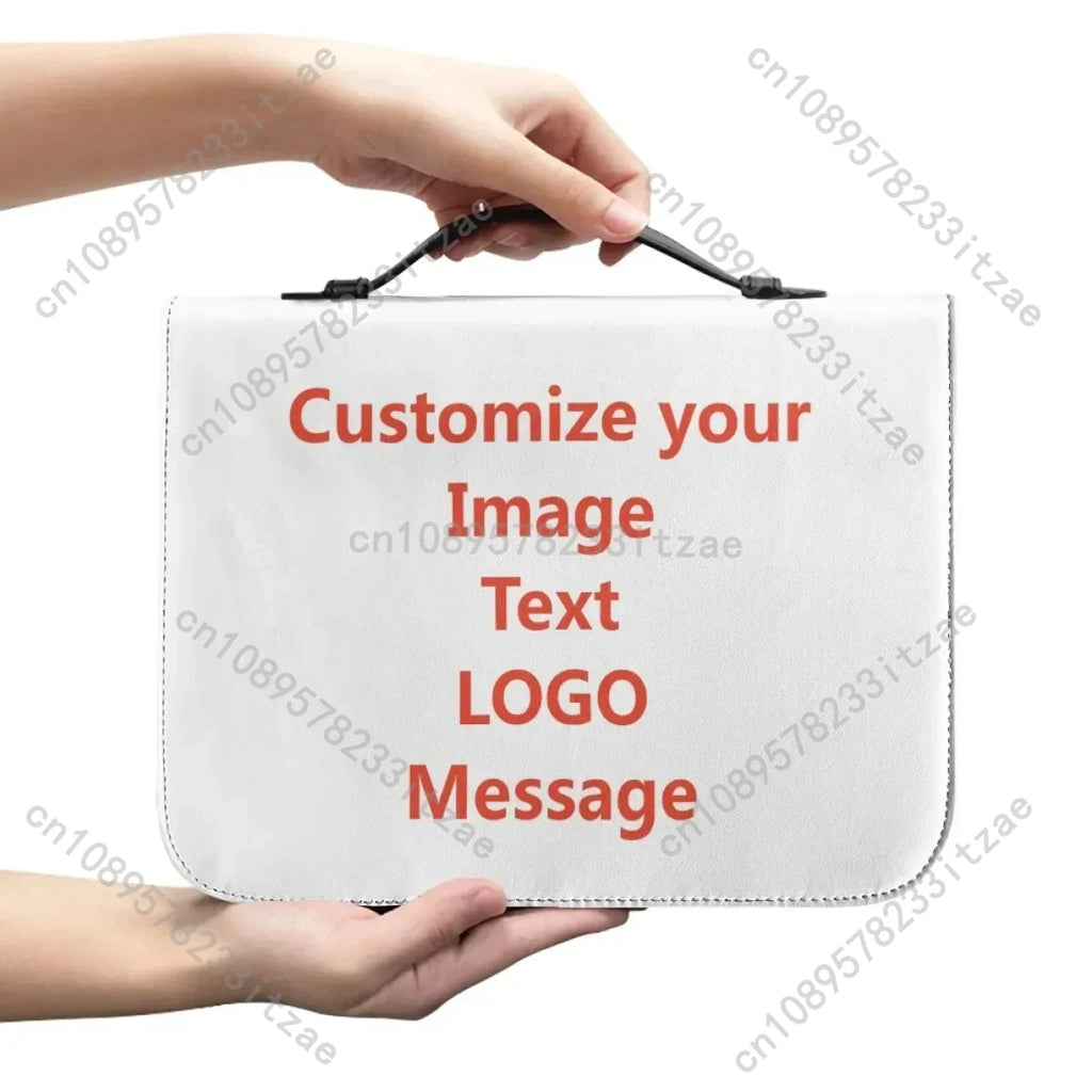Christianity Church Bible Bag Man Of God 1 Timothy 6 11 Lion Warrior Verse Design Bible Cover Case PU Handbags Study Book Boxes