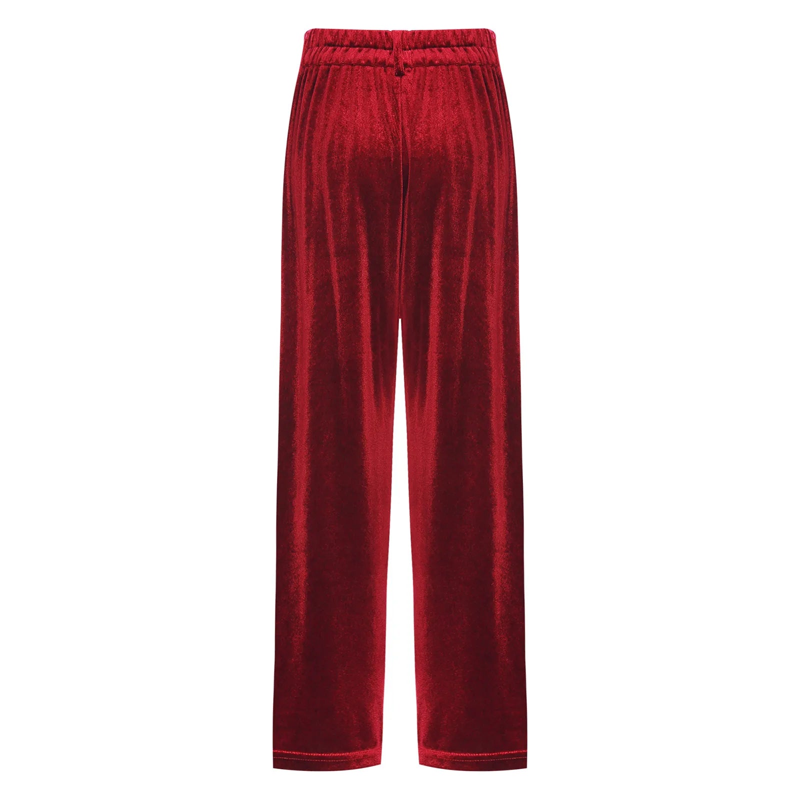 Kids Boys Velvet Pants Gentleman Suit Trousers Christmas Costume Straight Pants for Formal Party Birthday Wedding Child Trousers