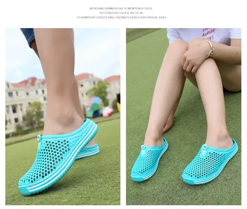 2025 New Men Summer Slippers High Quality Non Slip Beach Shoes For Women Breathable Couples Fashion Comfortable Garden Shoes