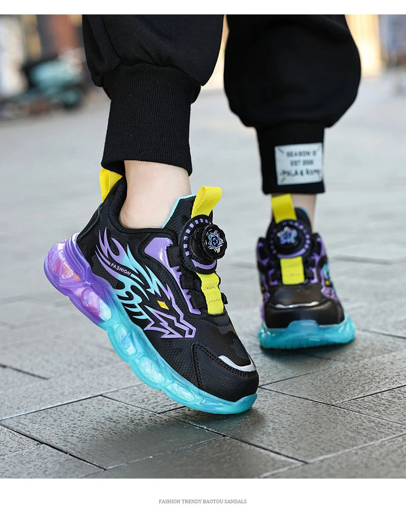 Kids Shoes Boy Casual Sneakers Platform Comfortable Children School Sports Tenis Boy Shoes Children's Basketball Shoes