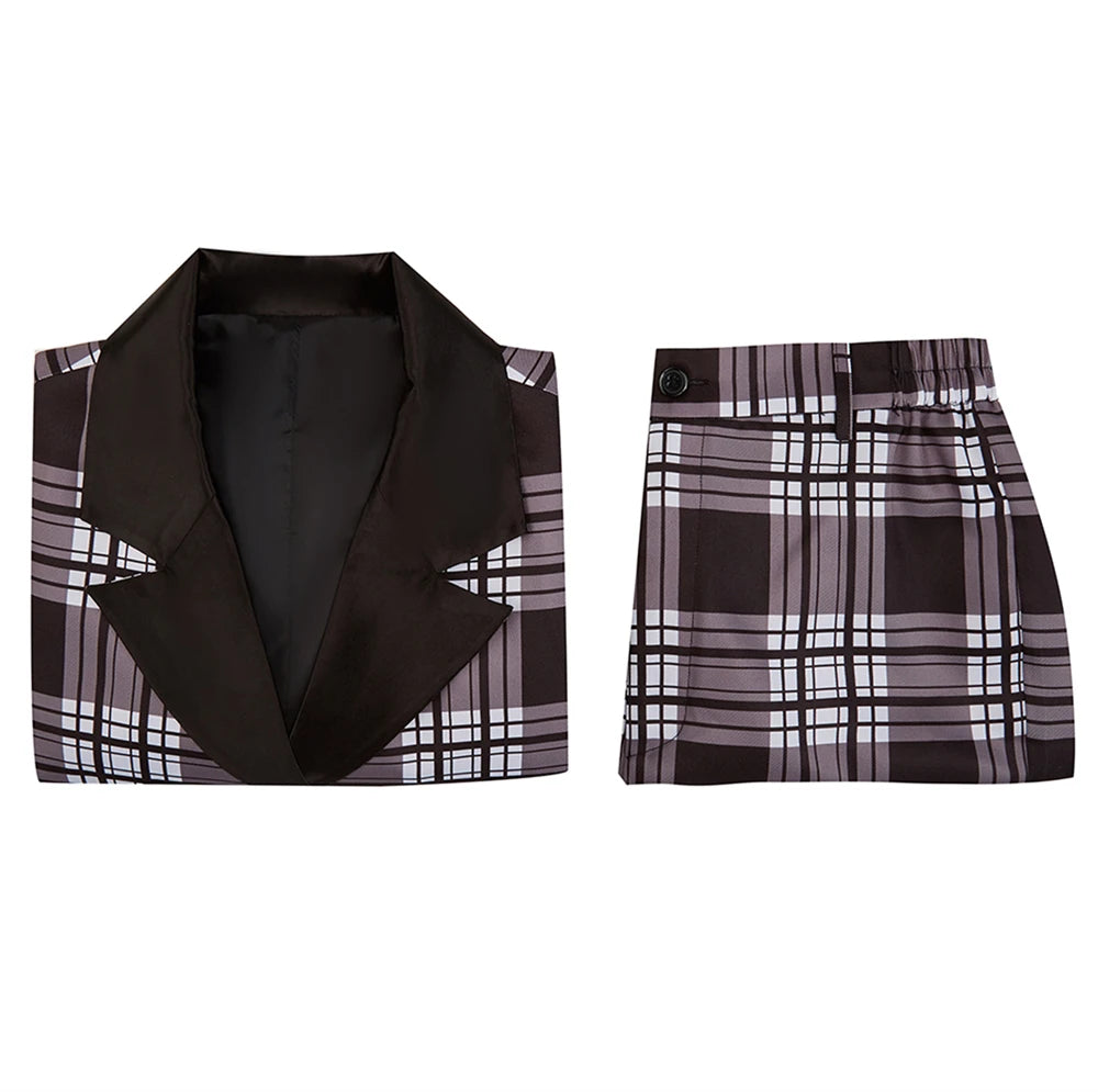 Movie Cher Horowitz Dion Dress Suit School Uniform College Jacket Skirt Woman Outfits Halloween Cosplay Costume
