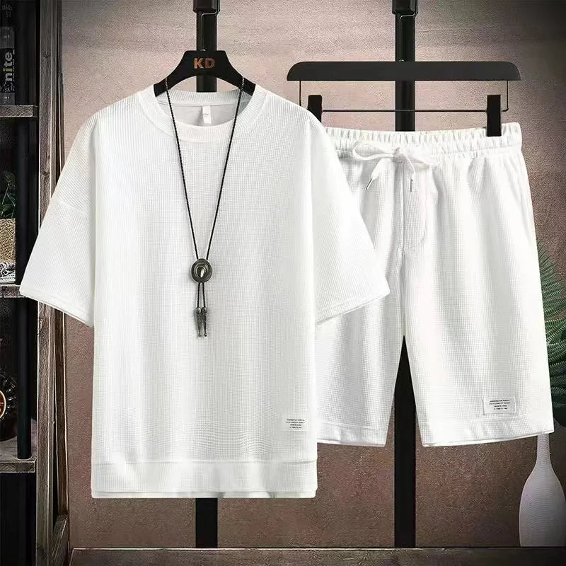 Summer sportswear set - Men's / Women's / Clothing / Decorative Hip Hop / Extra Large / Men's T-shirt