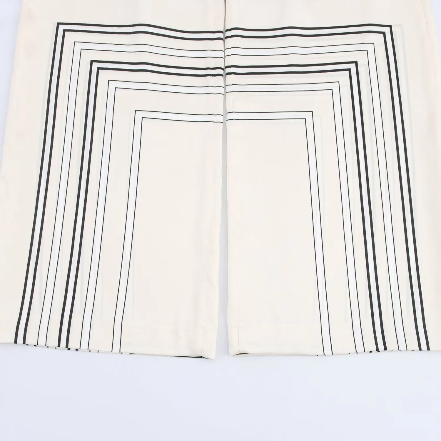 HH 2025 Women Trouser Suit Turn-down Collar Long Sleeve Single-breasted Slim Print Shirt+High Waist Zipper Loose Long Pants
